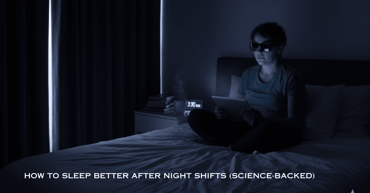 How to Sleep Better After Night Shifts (Science-Backed)