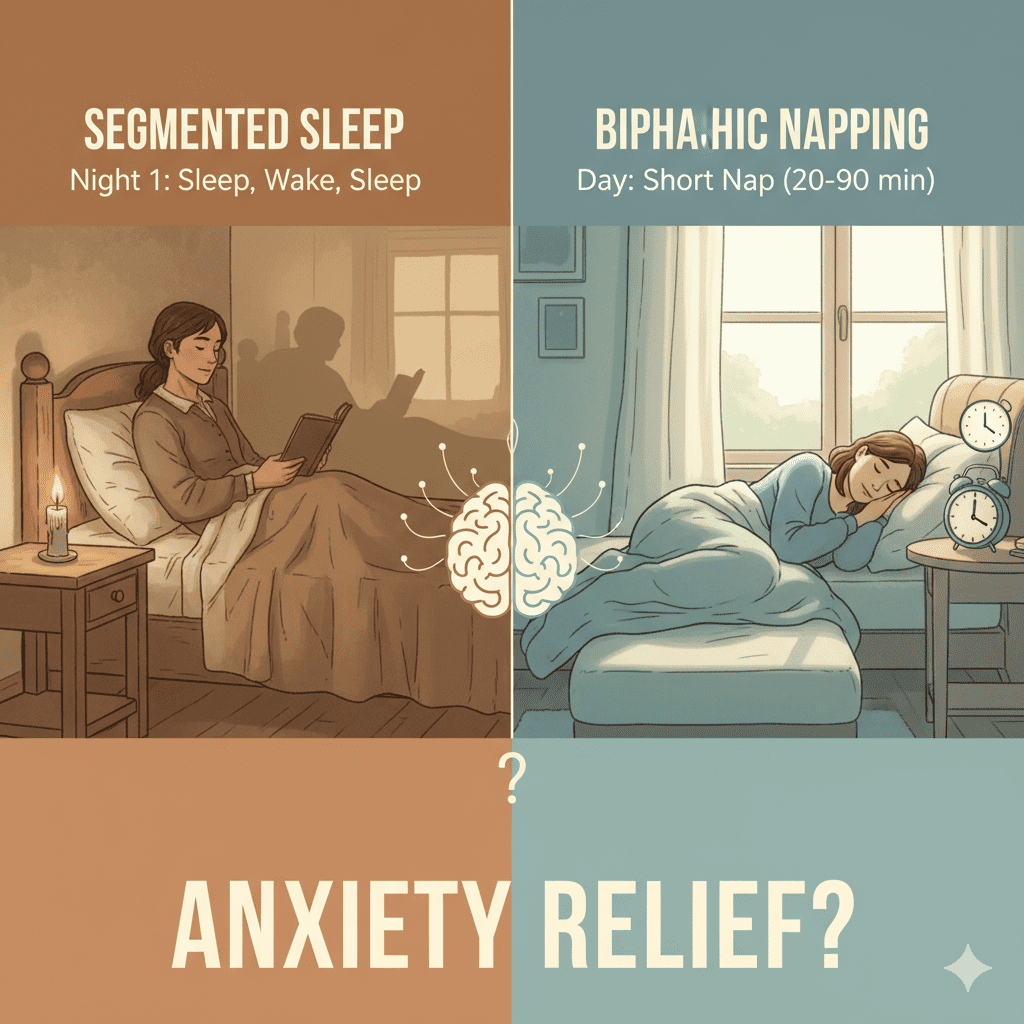 Segmented Sleep vs Biphasic Napping The Complete Guide for Anxiety Relief