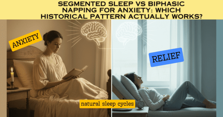 Can Historical Sleep Patterns Cure Your Anxiety? Segmented Sleep vs Biphasic Napping Explained