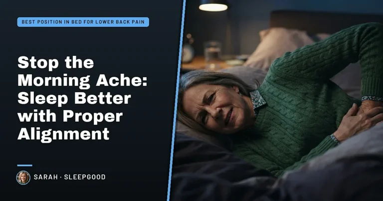 Stop the Morning Ache: Sleep Better With Proper Alignment