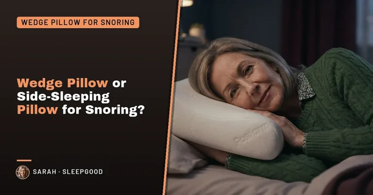Wedge Pillow or Side-Sleeping Pillow for Snoring?