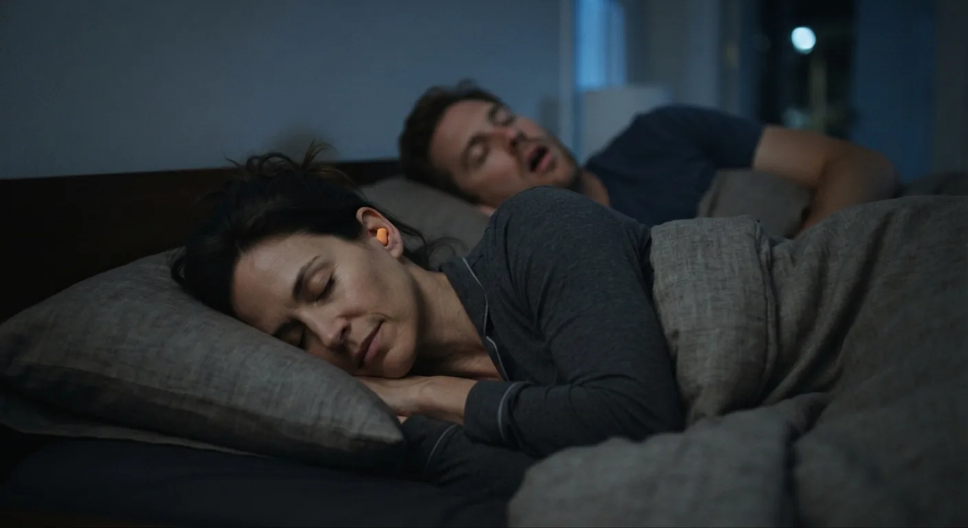 Earplugs turn a snore down, but rarely off