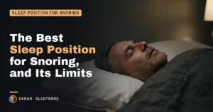 The Best Sleep Position for Snoring, and Its Limits